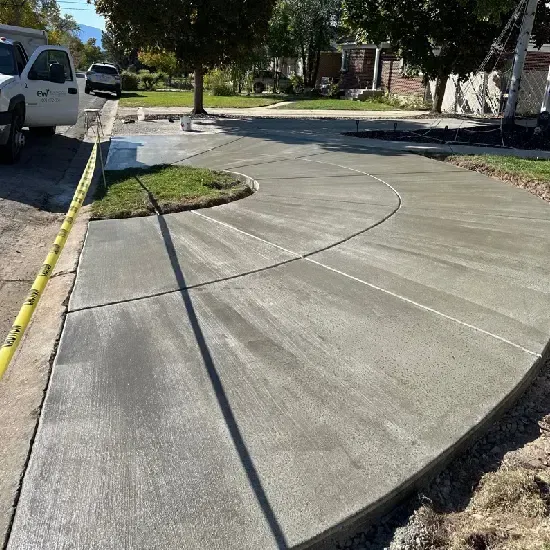 Decorative outdoor walkway service in Ogden UT adding structure and visual appeal to landscapes