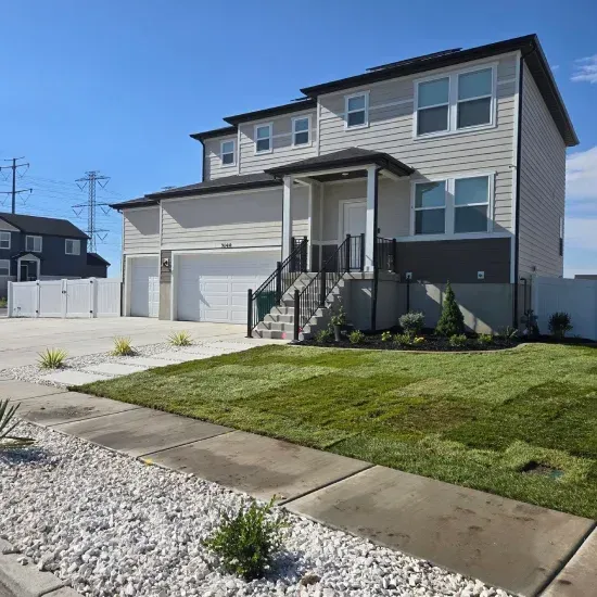 landscape construction in Ogden UT improving curb appeal with professionally installed outdoor elements