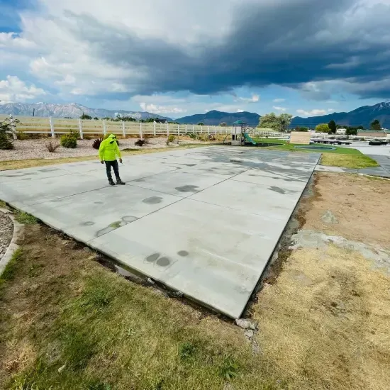 Outdoor athletic court build in Ogden UT enhancing backyards with durable and functional sports facilities