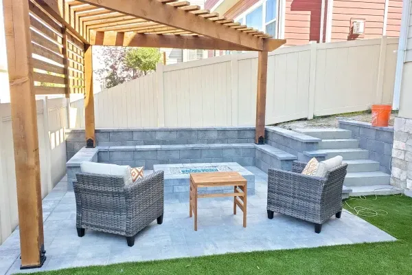 Professional landscapers in Clearfield UT providing custom lawn care landscape design and outdoor improvement services