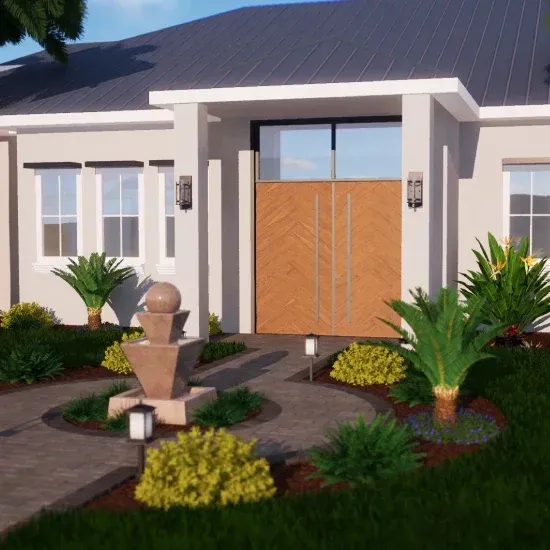 Residential 3D landscape planning in Ogden UT creating visually detailed outdoor renovation concepts