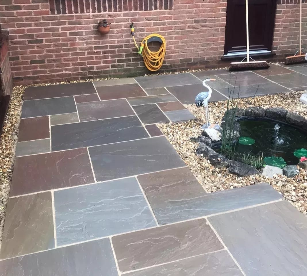 How To Lay Sandstone Paving