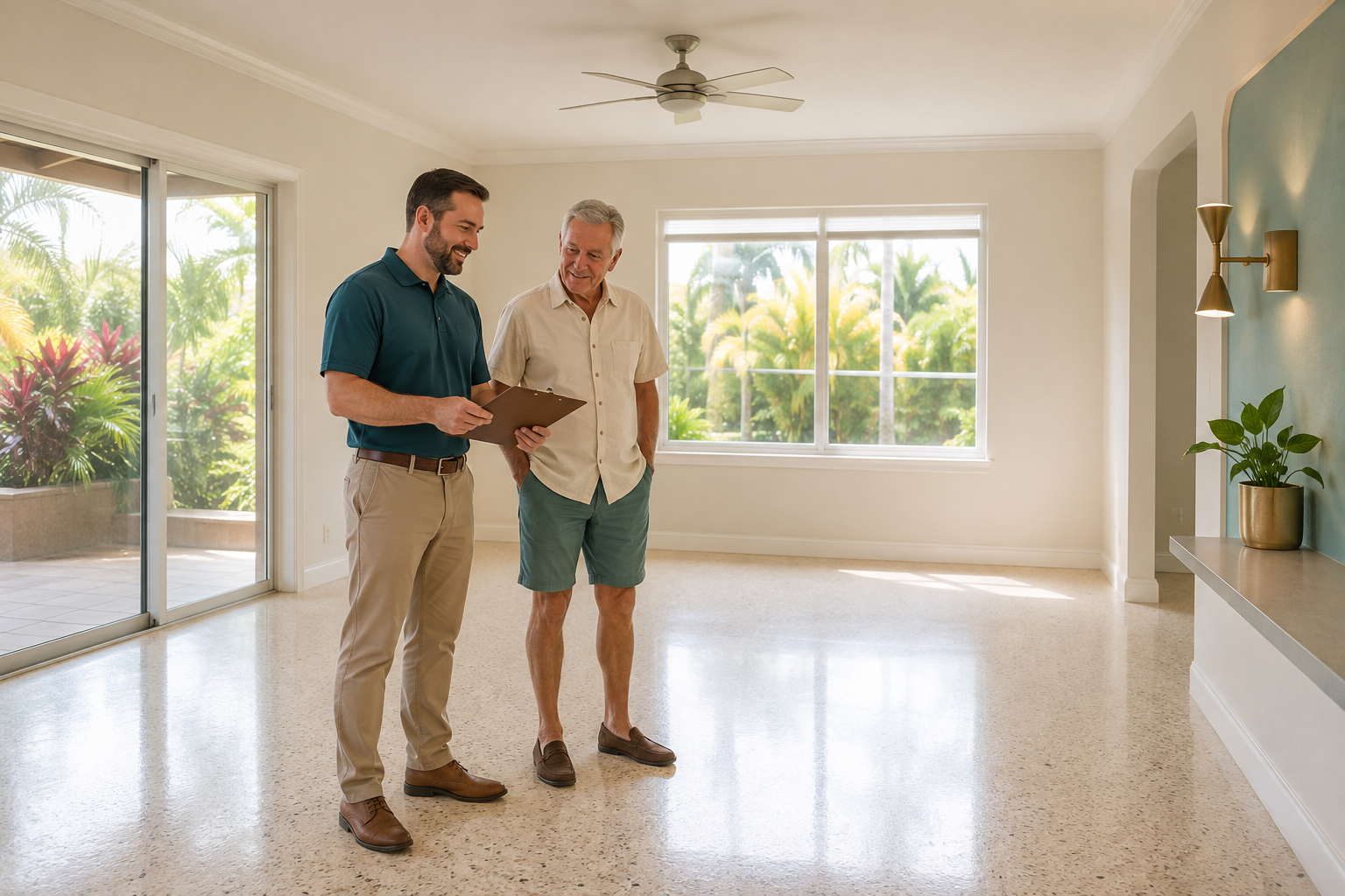 Back in Time Ventures conducting a final walkthrough after an estate cleanout in South Florida