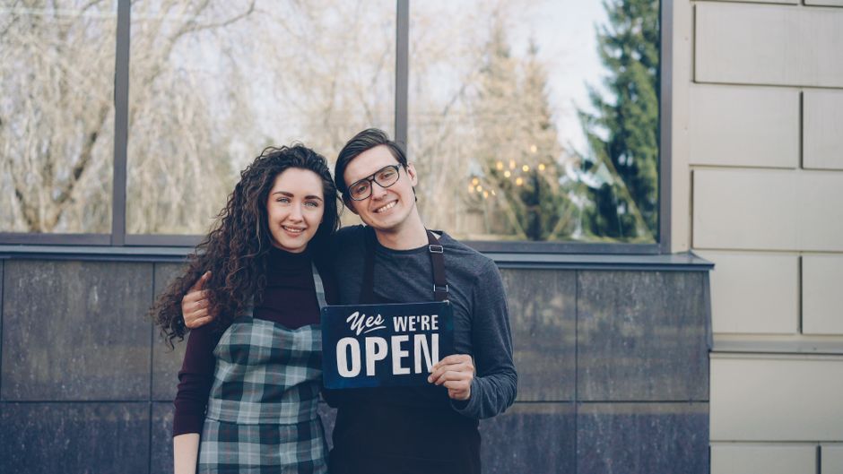 Small business owner building a connected marketing system