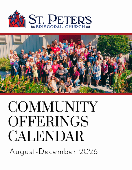 Click here for our 2026 Community Offerings Calendar!