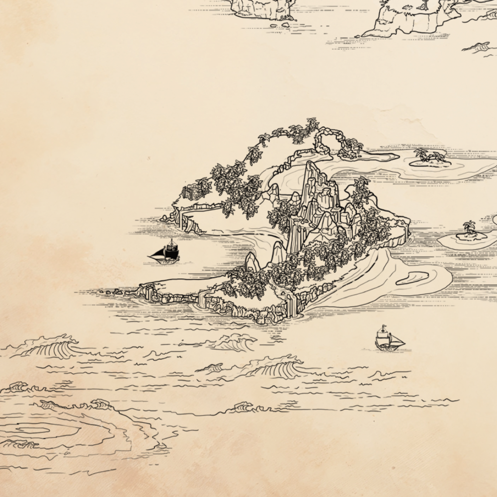Cascade Island Map Region Cascade Island Map Region