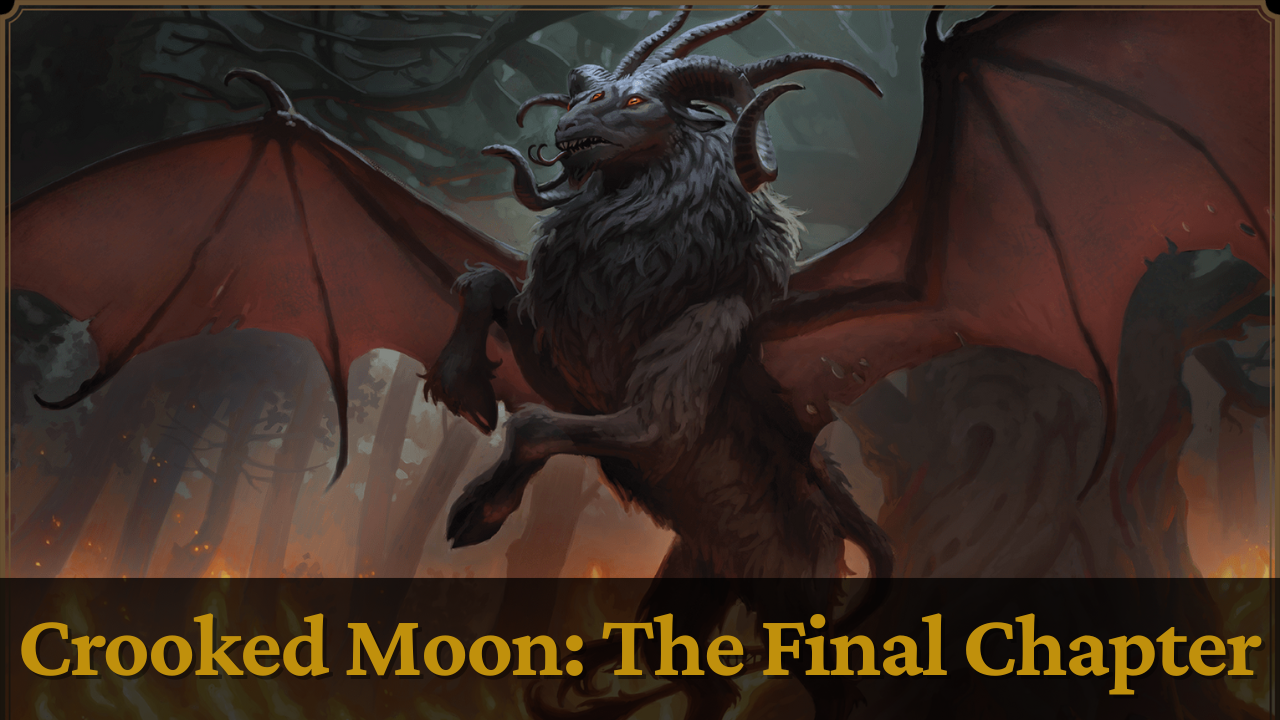 A horned, winged creature, resembling a goat A horned, winged creature, resembling a goat