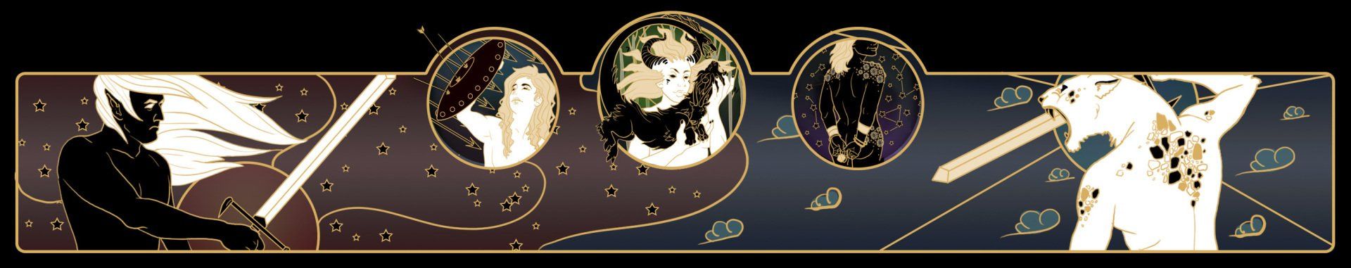 Banner with three circular icons: Eternity Homepage banner