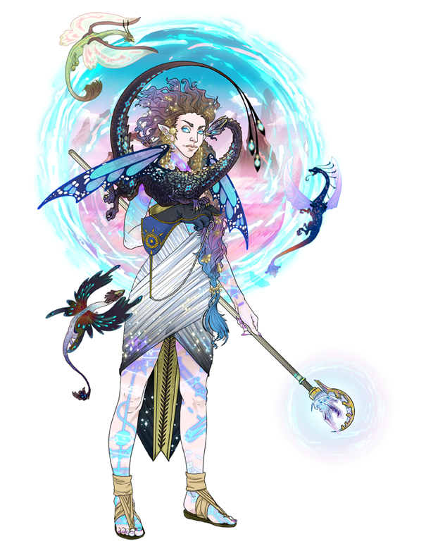 Eternity TTRPG Summoner Class Full Artwork