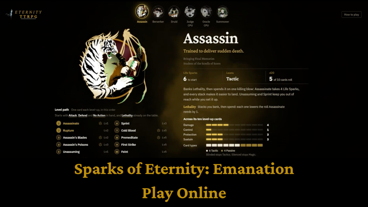 Sparks of Eternity: Emanation - Play Online Gold “Sparks of Eternity: Emanation Play Online” text