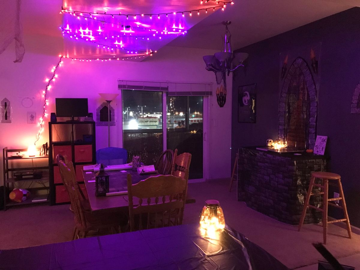 Halloween Gaming Setup