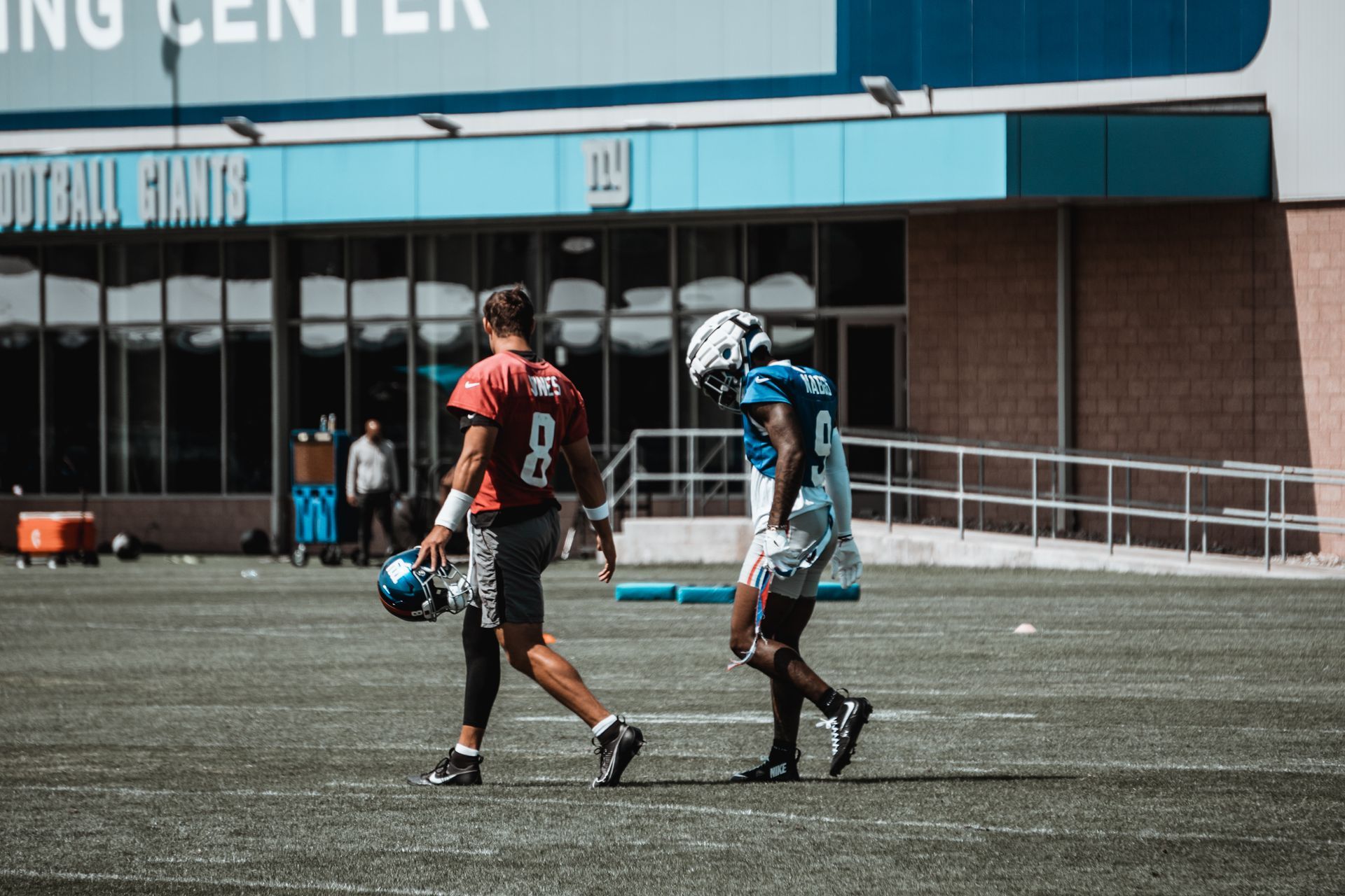 Quarterback and wide receiver.