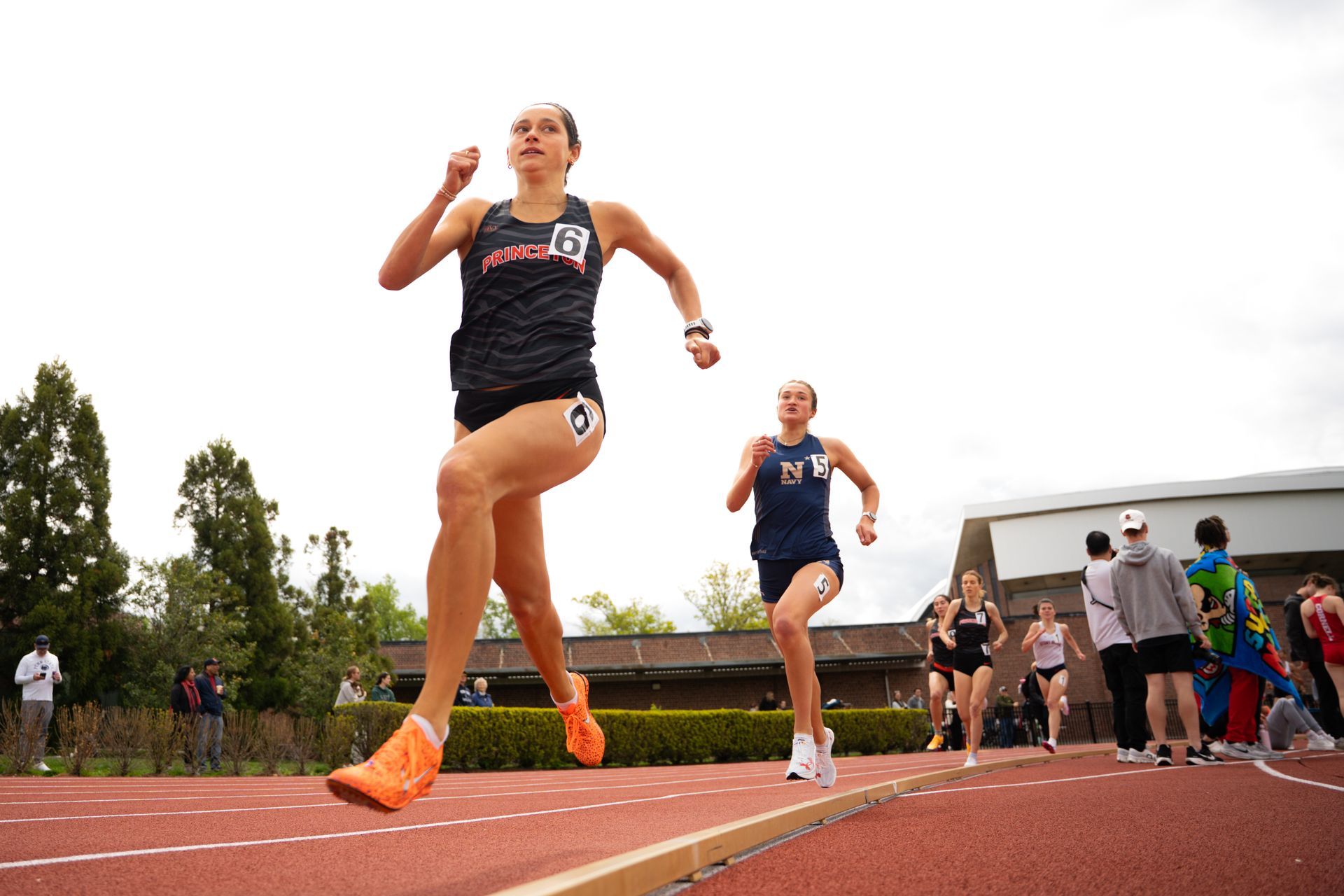 Intermediate distance runners.