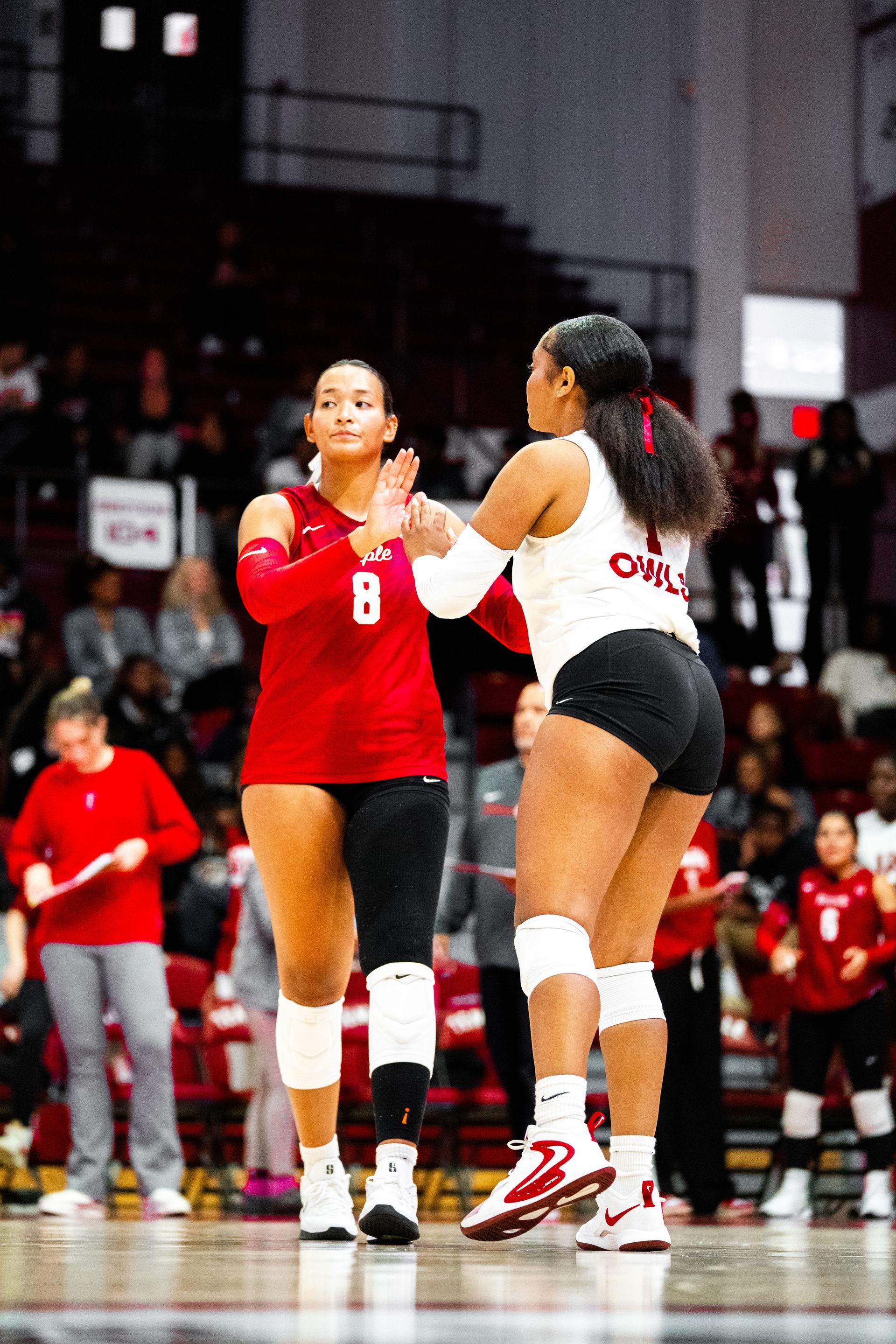 Outside hitter and opposite.