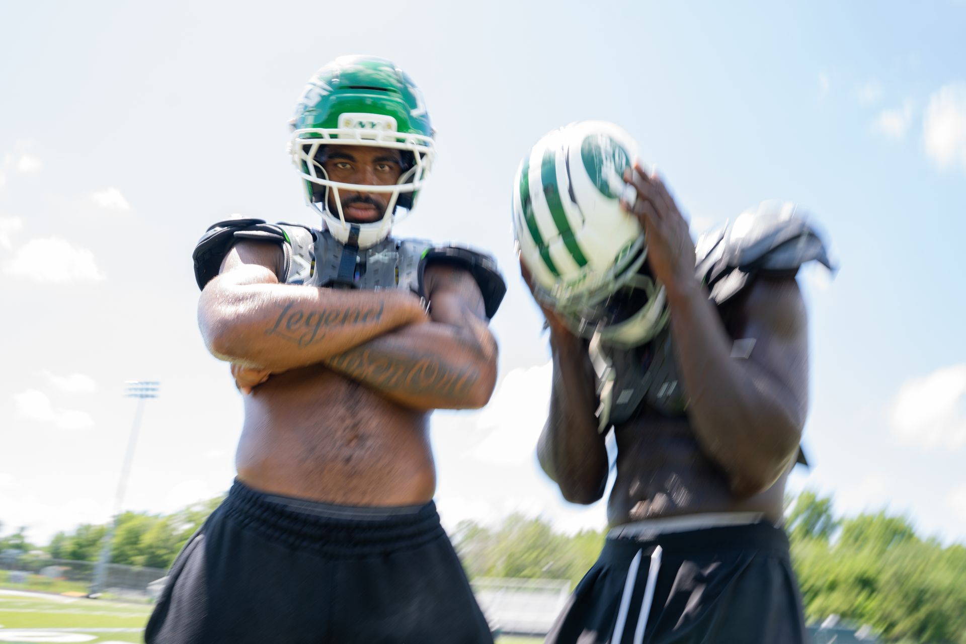 Cornerback and safety.