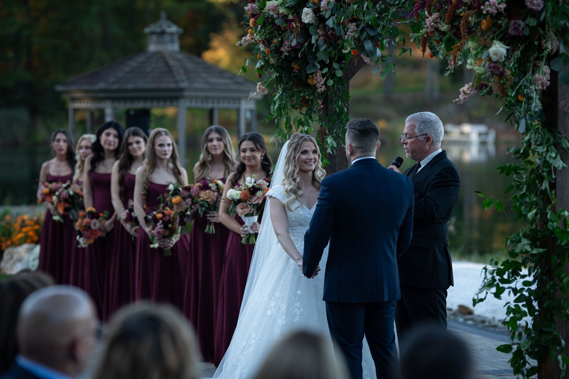 Bride and groom.
