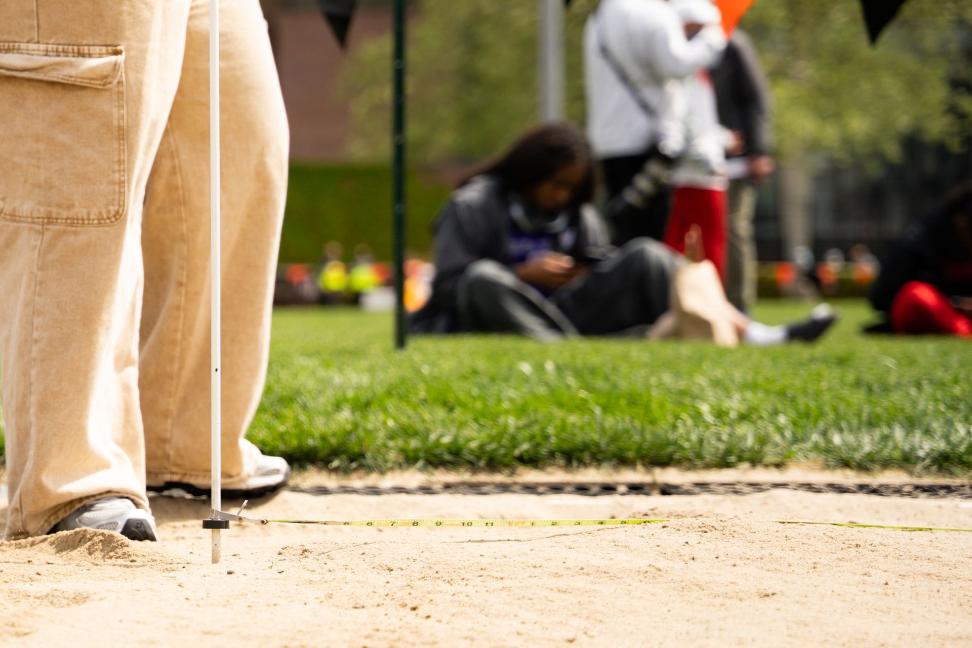 Triple jump measure.