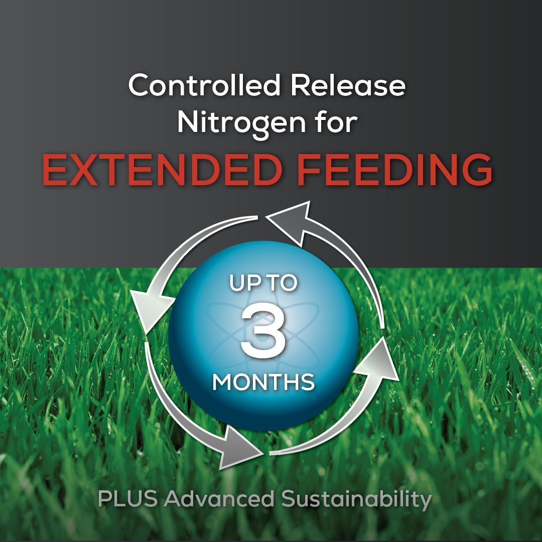 An advertisement for controlled release nitrogen for extended feeding up to 3 months
