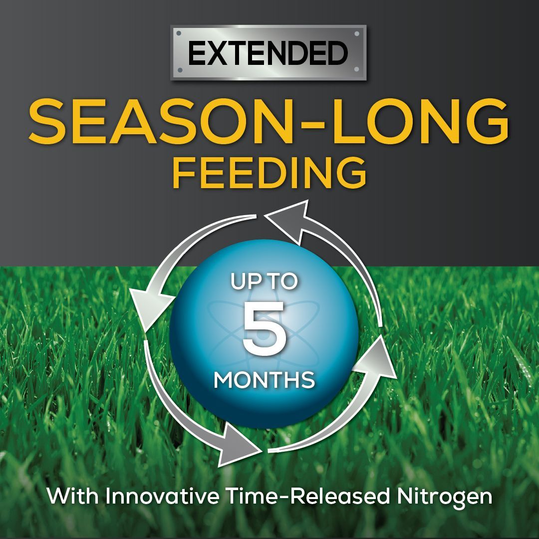 Extended season-long feeding with innovative time-released nitrogen up to 5 months