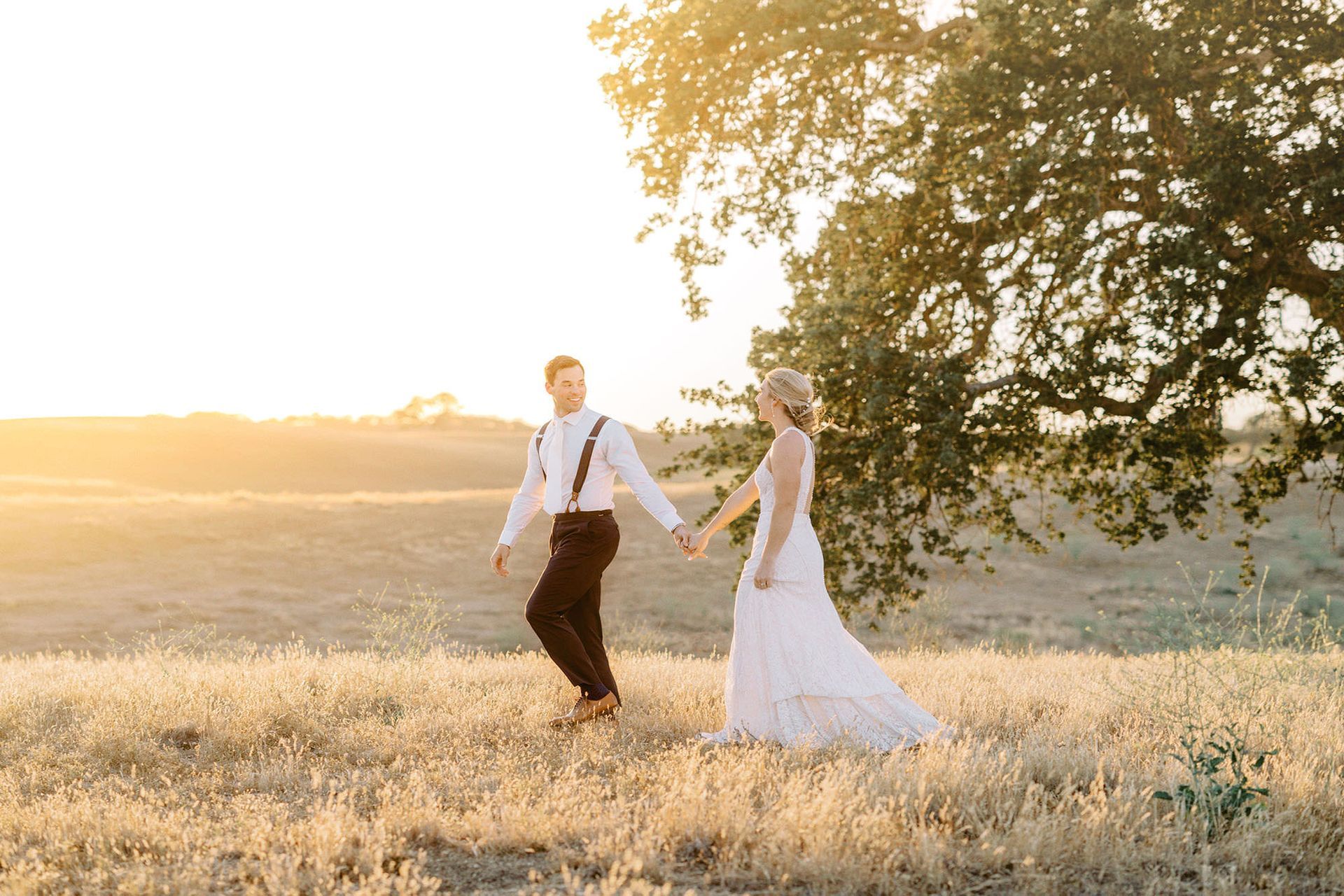 Full weekend wedding getaway at Ella's Vineyard in Paso Robles, California