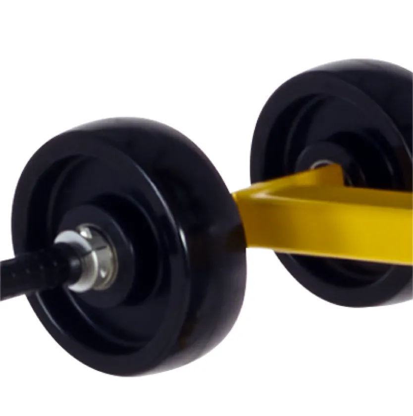 Loading wheels with sealed bearings .