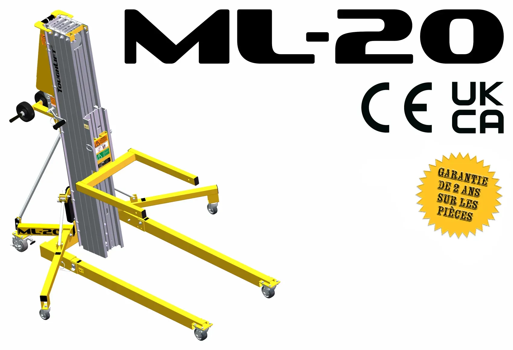 ToughLift® ML-20 Graphique du modèle 3D du ToughLift ML-20.