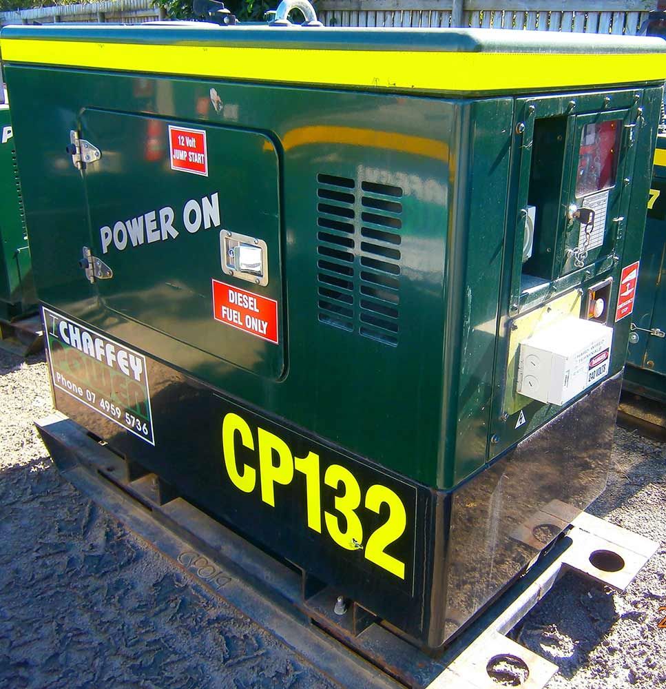 A Green Box With the Number Cp132 on It — Chaffey Power in West Mackay, QLD