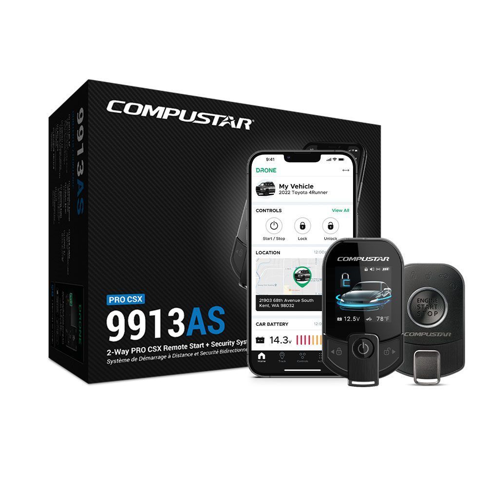 Compustar remote start and security system, product photo