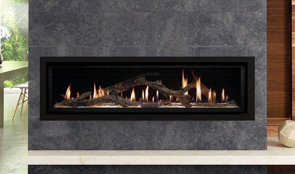 Lopi 6015 with Driftwood - Gas Fireplace