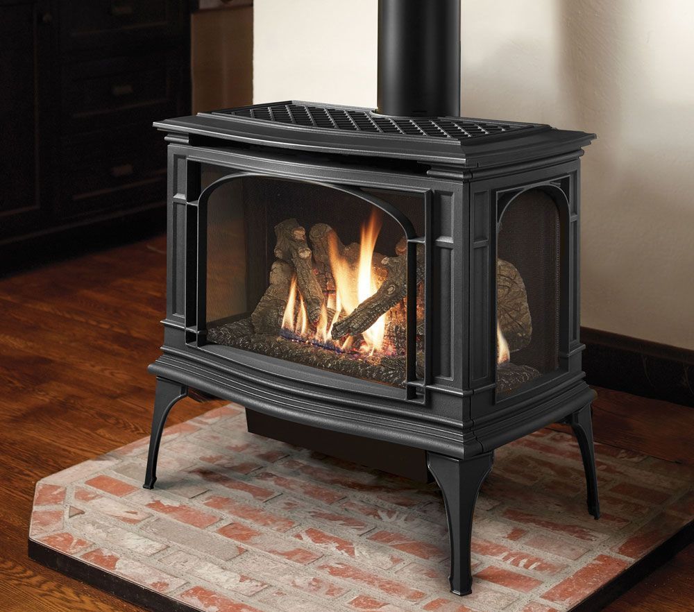 Lopi Greenfield Freestanding - Gas Fireplace 