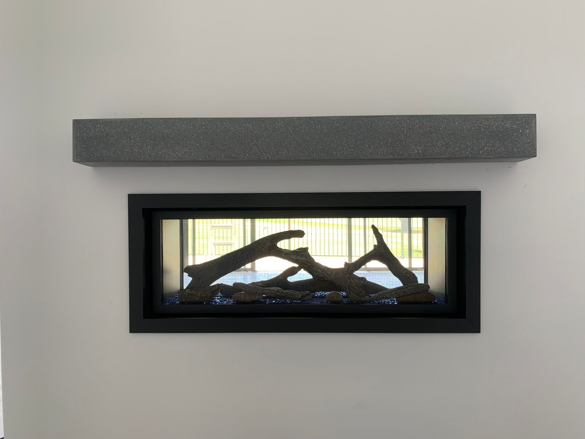 Floating Shelf above 4415 ST Gas Fireplace
