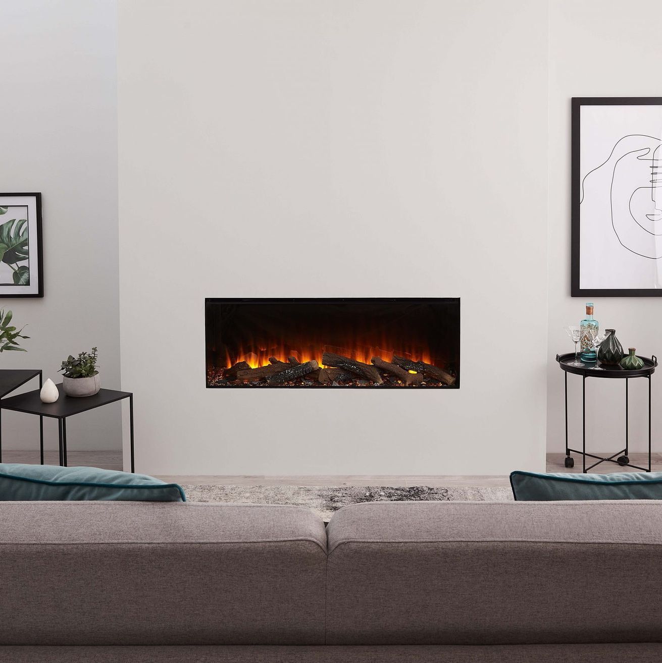 British Fires New Forest 1200 - Electric Fireplace 