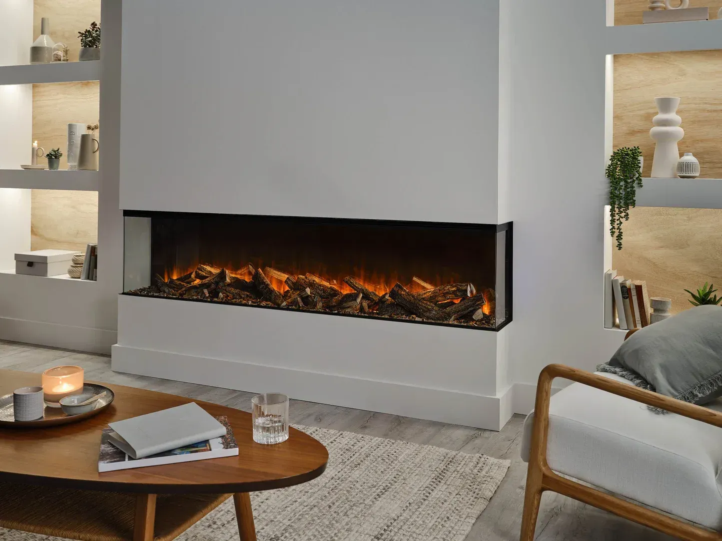 British Fires New Forest 1600 - Electric Fireplace 