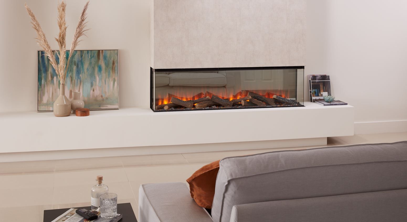 British Fires New Forest 1600 - Electric Fireplace