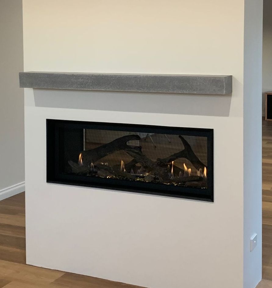 Floating Shelf above 4415 ST Gas Fireplace