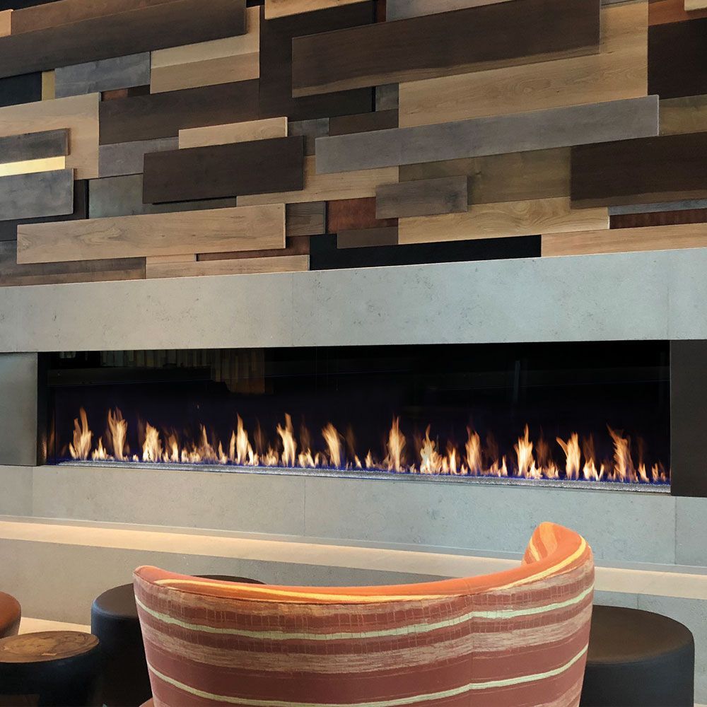 DaVinci Single Sided Gas Fireplace