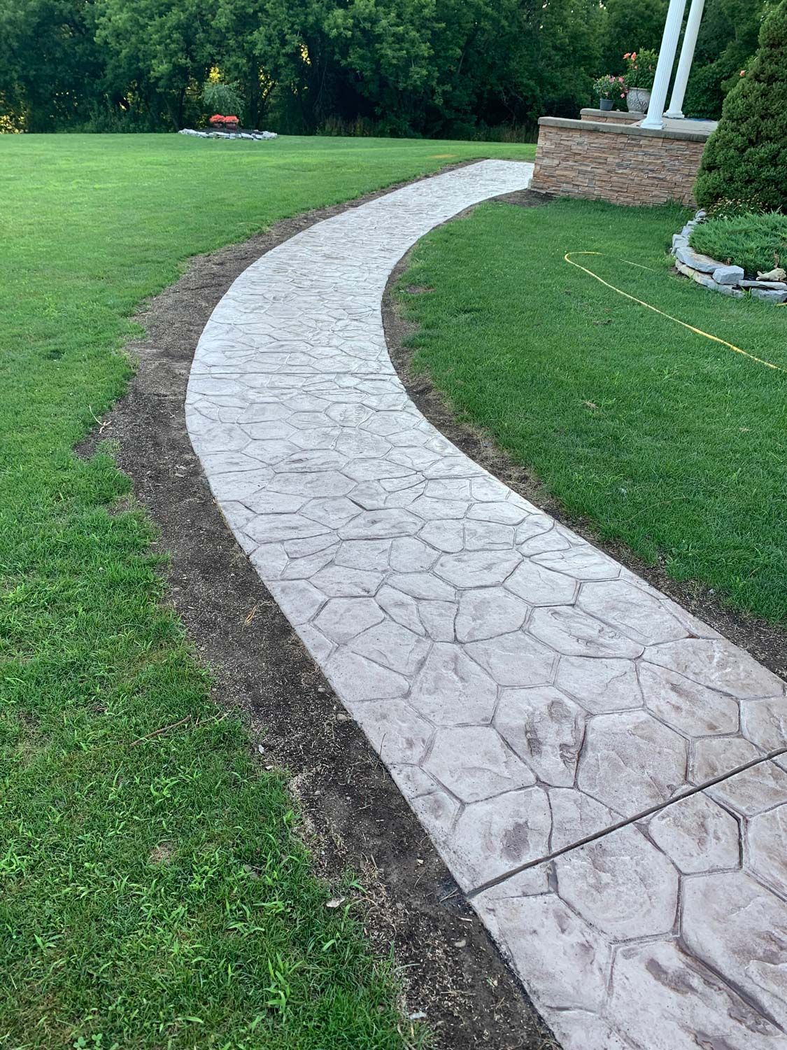 Decorative Concrete Walkway
