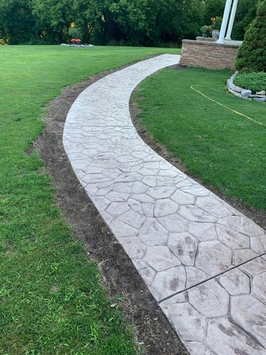 Concrete Smoothing Process
