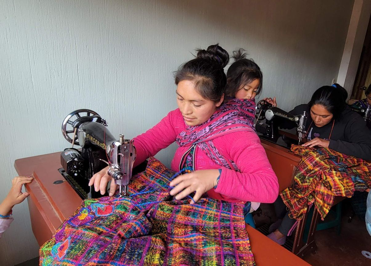 A student at the Guatemala Sewing Schools