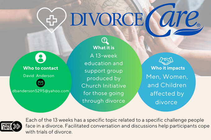 Divorce Care at Aldersgate United Methodist Church in north Durham 