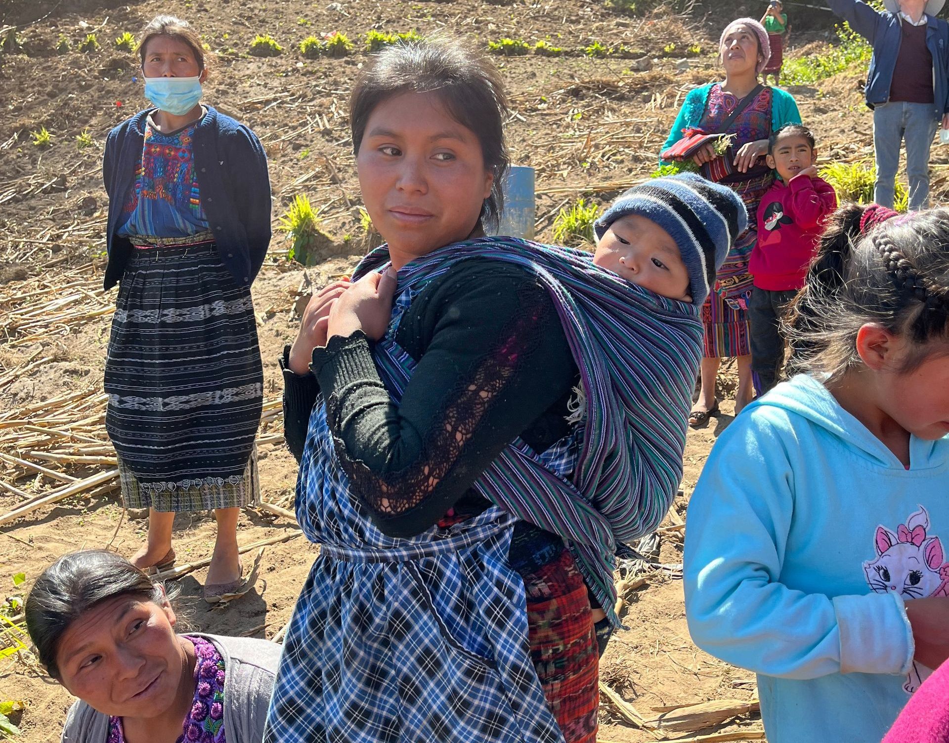 A Mam woman and baby in Guatemala