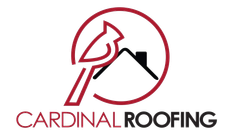 Cardinal Roofing logo with red cardinal bird and roof outline over the company name