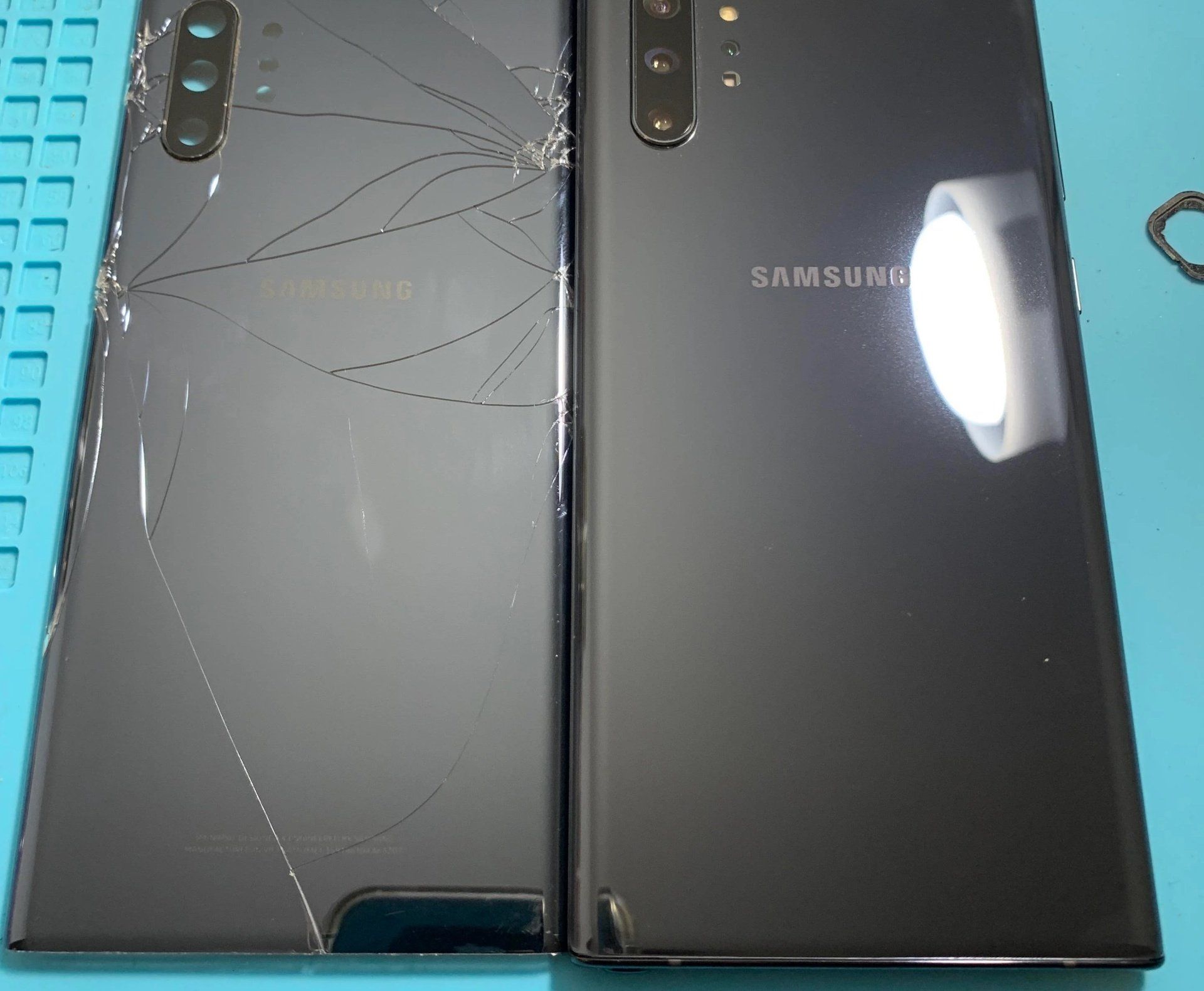 note 10 plus scherm