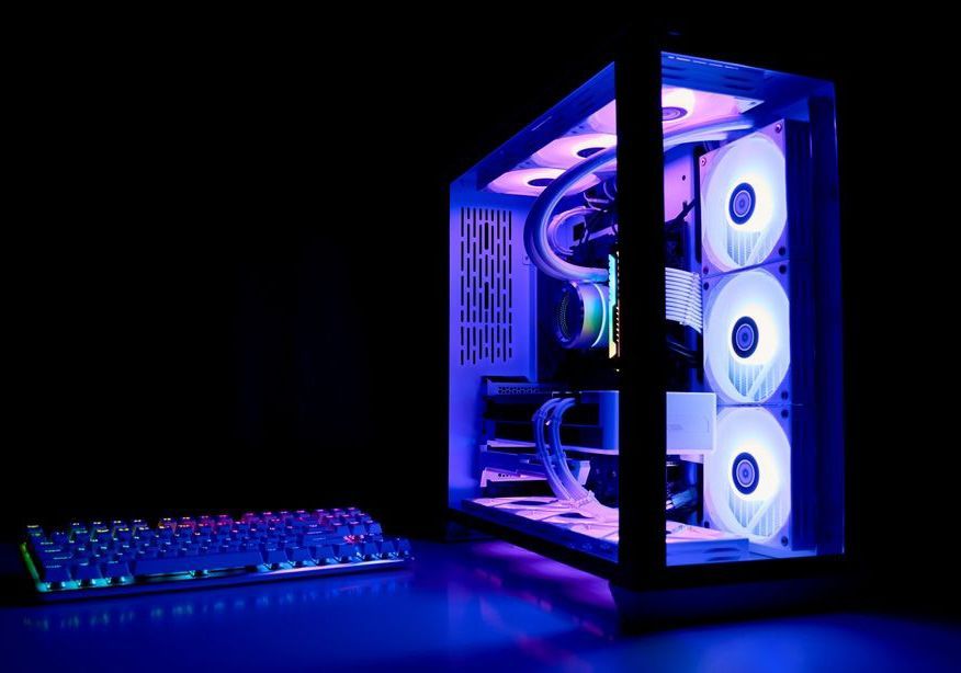 Modern Gaming Computer With A Keyboard — Essential Computer Repairs In Buderim QLD