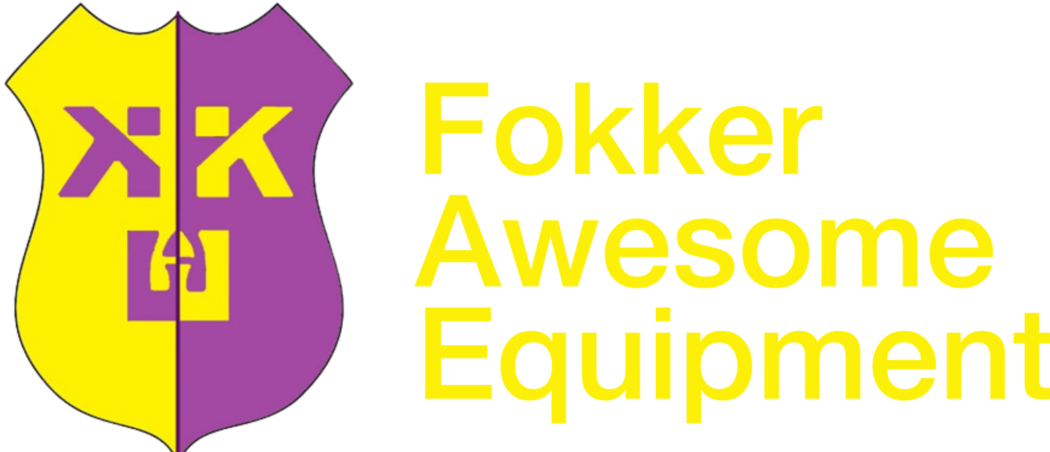 Fokker Awesome Equipment bedrijf van Renzo Fokker Logo 2024