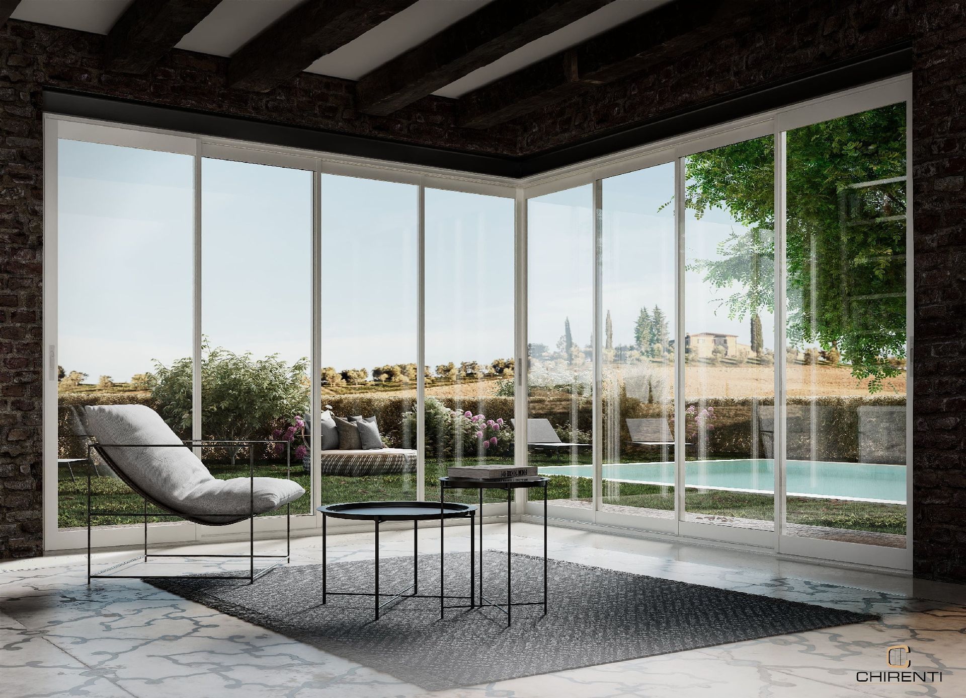 vetrate panoramiche Chirenti installazione Roma