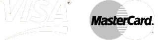 Visa and MasterCard logos side by side.
