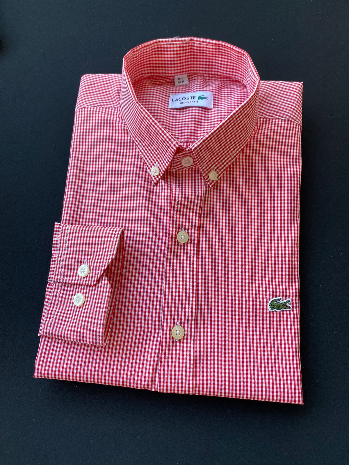 CAMISA DE RAYAS;LACOSTE
