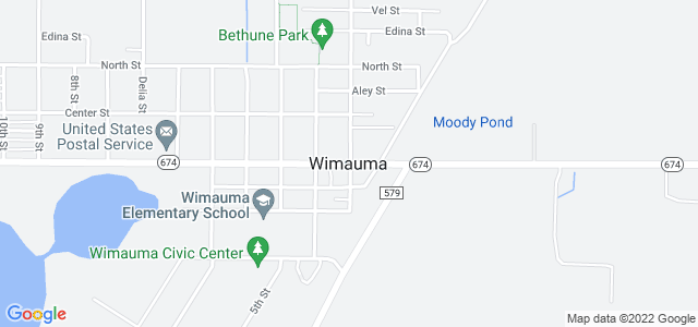 Map of business location