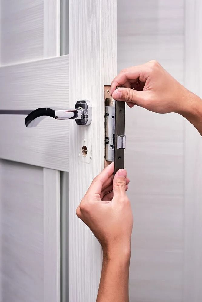Door latch installation service by CTS Locksmiths for residential security in Maroochydore, QLD